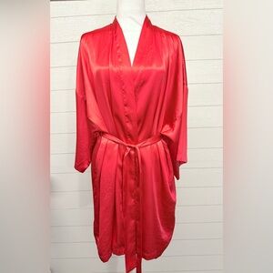 Victoria's Secret Vibrant Red Robe